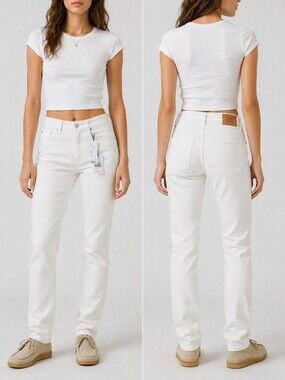 BDG by Urban Outfitters Jeans Size 32/30 Ivory Womens Vintage Slim Fit Jeans NWT